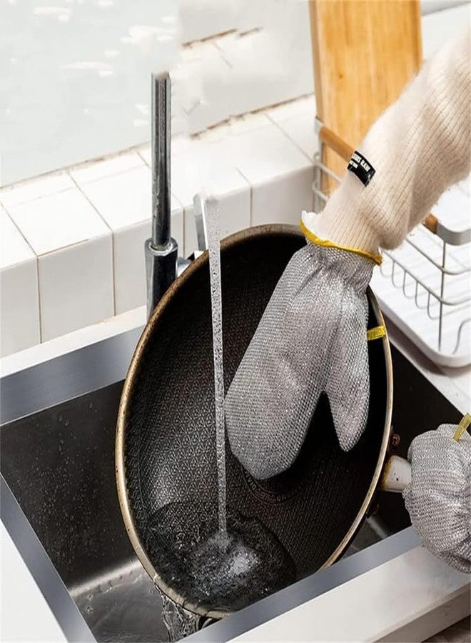 Drumstone 𝟏𝟓 𝐘𝐞𝐚𝐫𝐬 𝐆𝐮𝐚𝐫𝐚𝐧𝐭𝐞𝐞 Heavy-Duty Waterproof Cleaning Gloves with Non-Slip Wire Pattern, Comfortable Double-Layer Gloves for Dishwashing, Home Cleaning, Laundry, Gardening. - Image 5